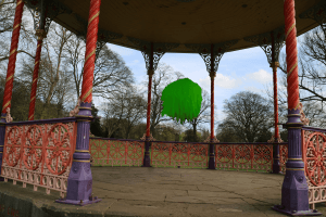 Ball Visits The Bandstand